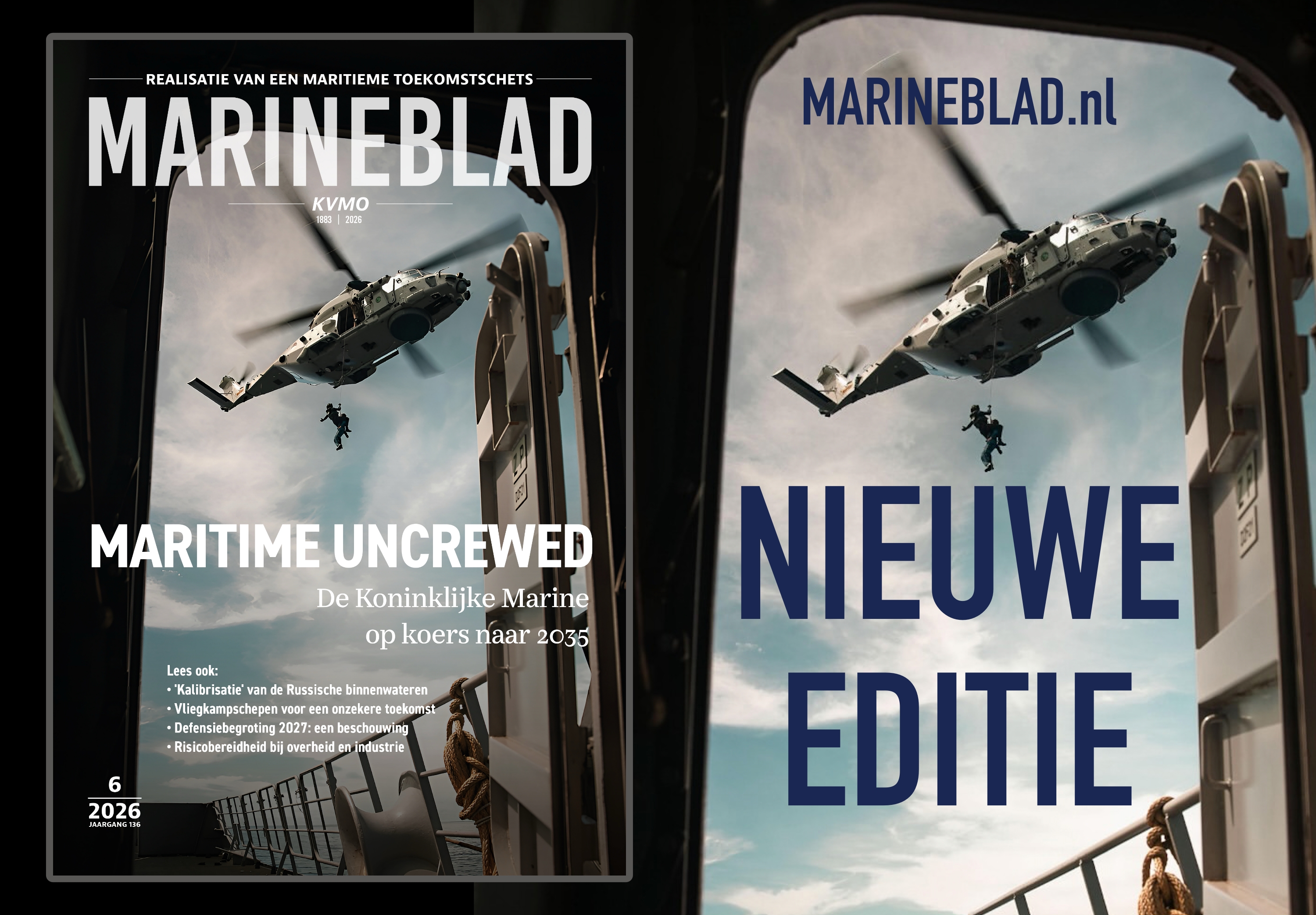 Nu verschenen: het oktobernummer van Marineblad