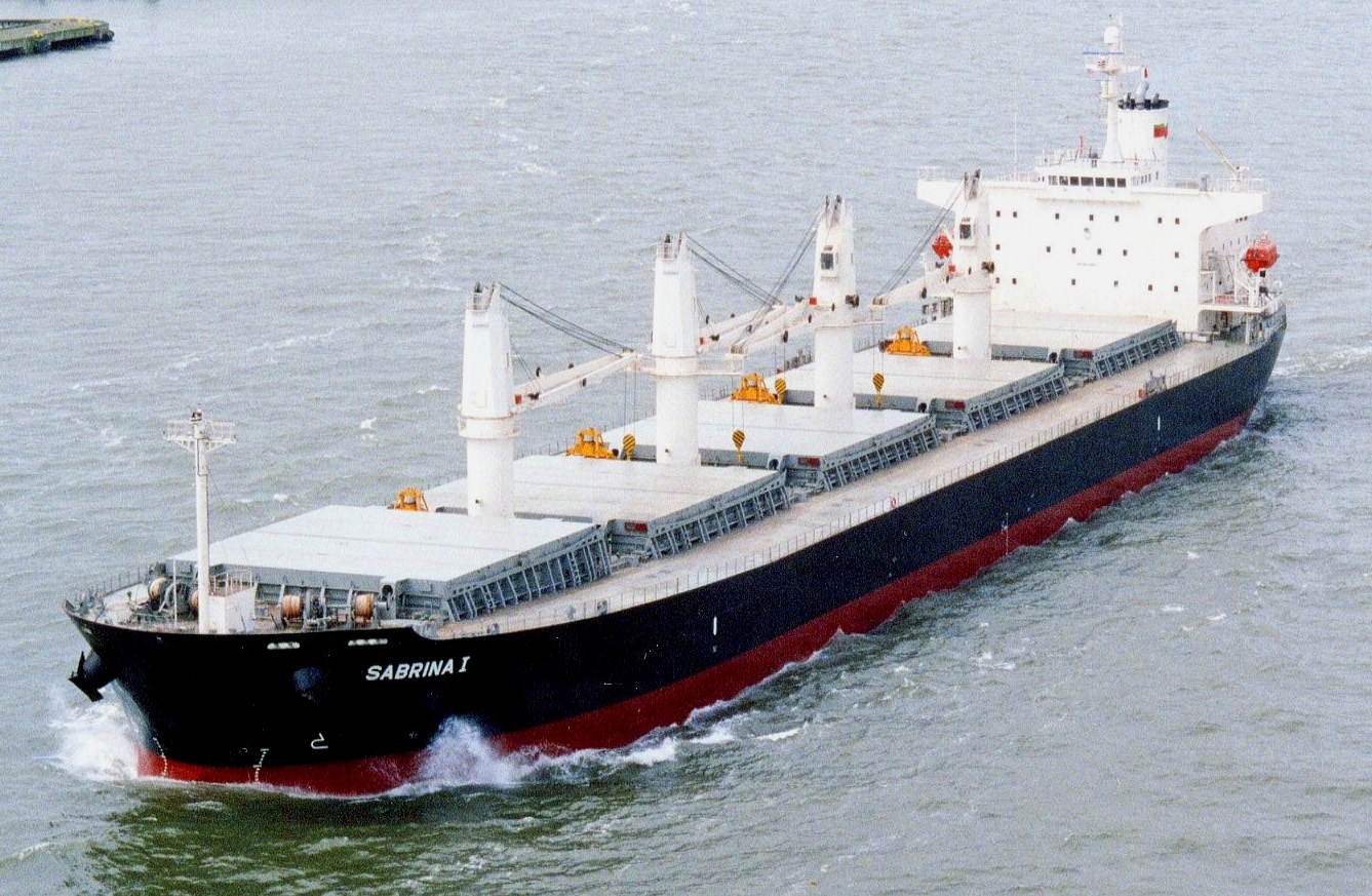 een bulkcarrier