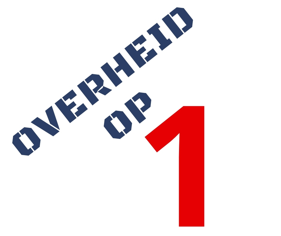 Overheid op één?